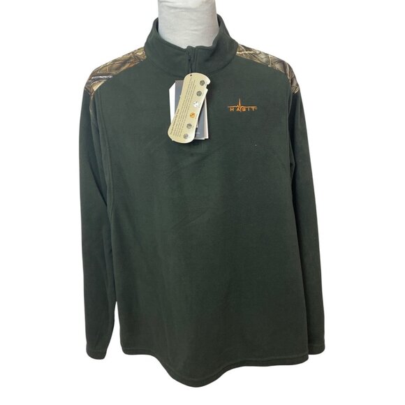 Habit Mens Camouflage Pullover Jacket Green Size 2XL - NWT - Picture 1 of 11